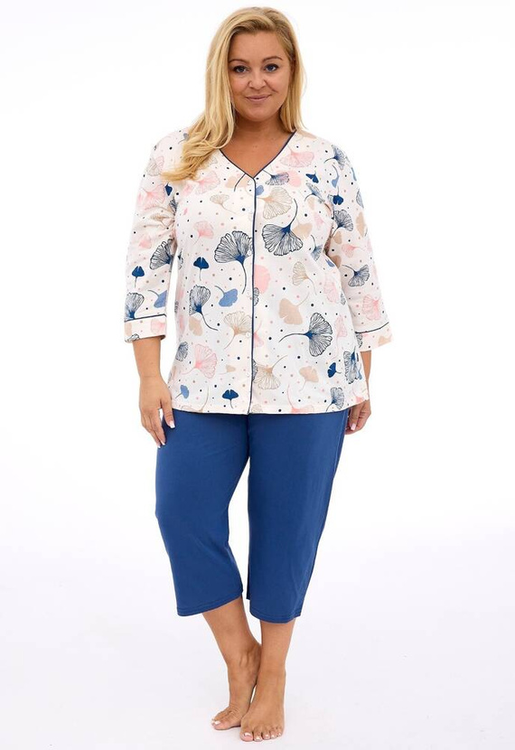 Piżama damska 842/394 Tess Cornette ecru