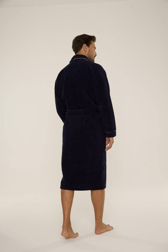 Szlafrok męski 735 Manuele Forex - granat