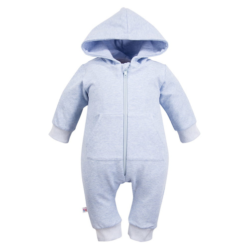 Pajac z kapturem kombinezon Ciao Eevi -niebieski