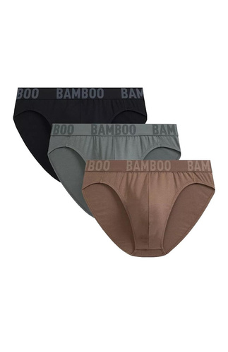 Slipy męskie 3MP-199 A'3 Atlantic-khaki-czarny-beżowy