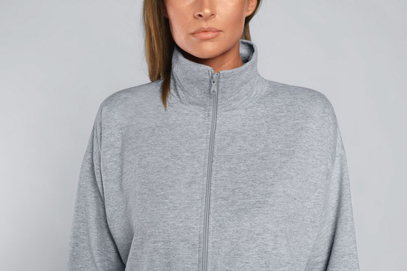 Szlafrok Damski na zamek Grafi Italian Fashion- melanż