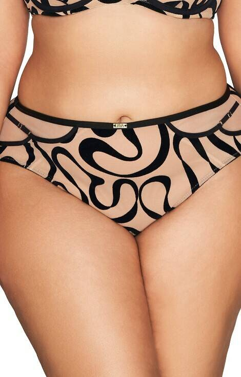 2124/B Figi damskie brazyliany Ava beige