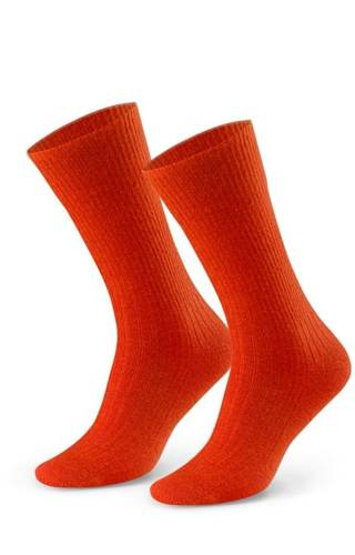 Art.044 Alpaca Skarpety damskie wełniane Steven - 004 pomarańczowy
