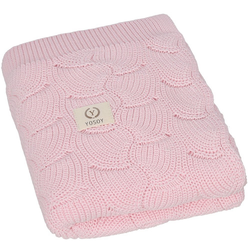 Kocyk WAVES eco cotton Ivory Yosoy 