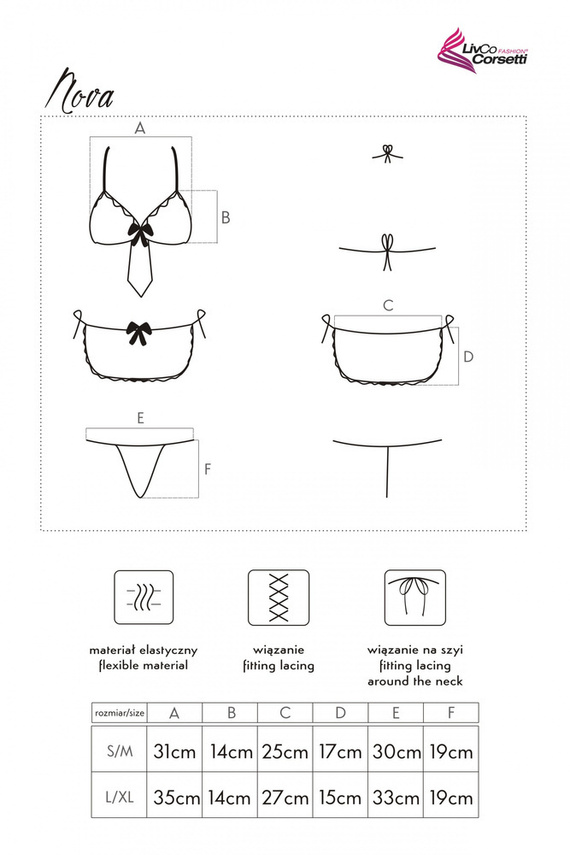 Komplet Nova LC 2773 LivCo Corsetti Fashion