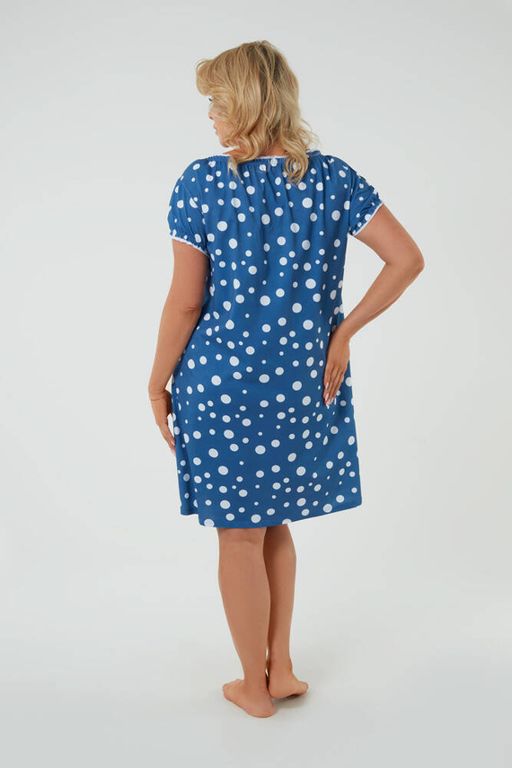 Koszula nocna i do karmienia Raba Italian Fashion - druk niebieski