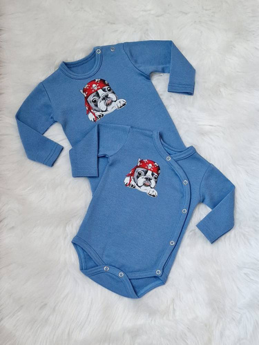 Body z długim rękawem Pirat Bambarillo niebieski