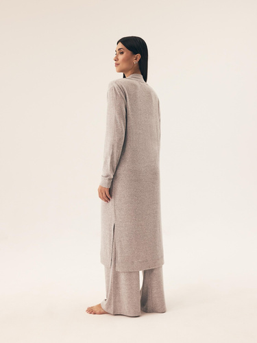 Szlafrok damski 41948 Fudge Henderson jasny szary