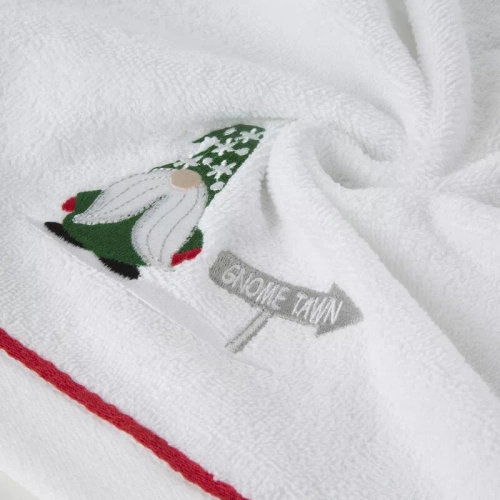 Ręcznik świąteczny dziadek mróz Gerda 1 Eurofirany biały