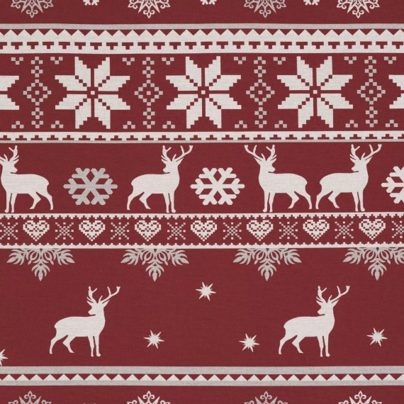 Eurofirany pościel świąteczna z bawełny ranforce Oslo – miękka, trwała, dwustronna