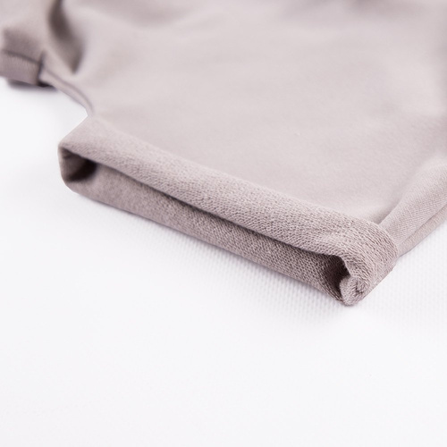 Szorty z wiązaniem Lazy Days Ewa Klucze - szary