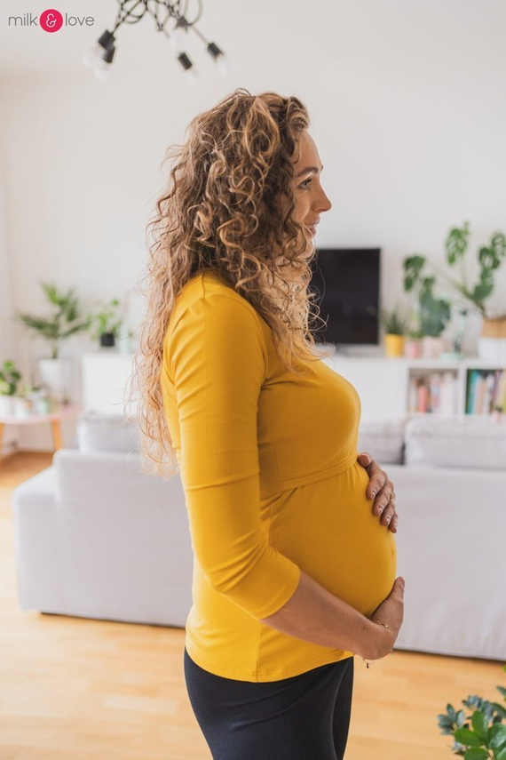 Bluzka ciążowa i do karmienia Milk Shirt Milk&Love mango mohito