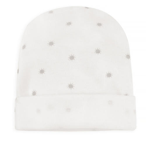 Czapka Hello Pinokio - ecru słoneczka