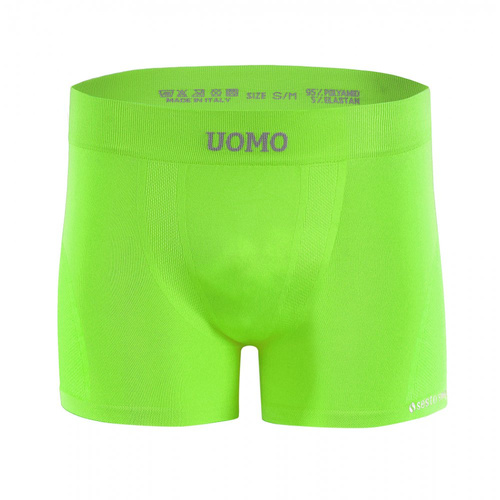 Bezszwowe bokserki męskie BM07 Solar Sesto Senso - seledynowy