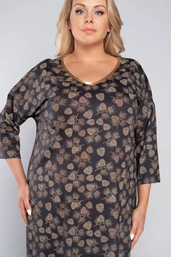 Koszula damska, 3/4 rękaw Pinnia Italia Fashion - druk