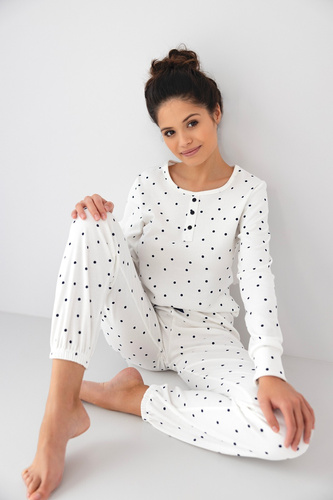 Piżama damska Bluebell Sensis -ecru
