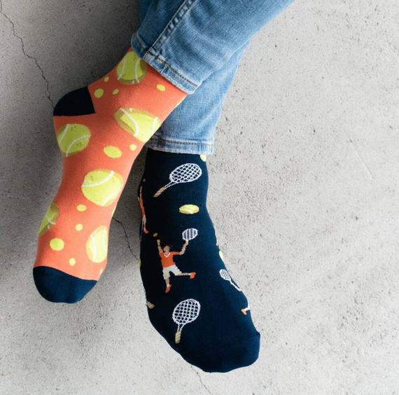 079 Nie Do Pary Skarpety Męskie More - granatowy 076