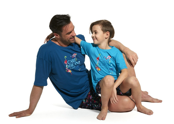 Piżama Chłopięca 789, 790/99 Caribbean Cornette - turkus