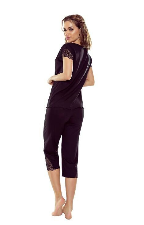 Piżama Damska Indila First Lady Eldar - czarna