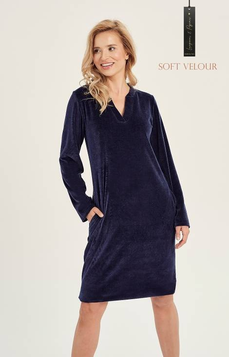 Koszula Damska 3028 Lauren Taro- granatowa