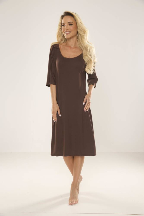 Koszula nocna 616 Ramona Forex - brąz