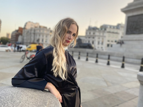 797 Classic szlafrok damski Forex - czarny