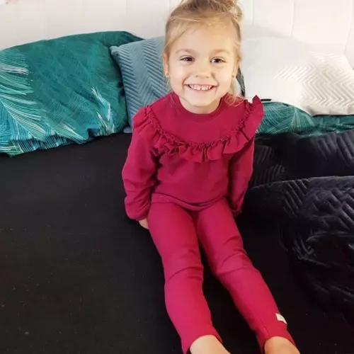 Bluza dresowa "SIMPLY COMFY" Eevi bordo