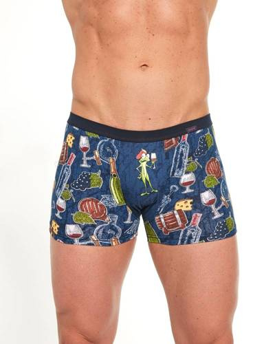 Bokserki męskie 280/211 Red Win Tattoo Cornette Granatowy