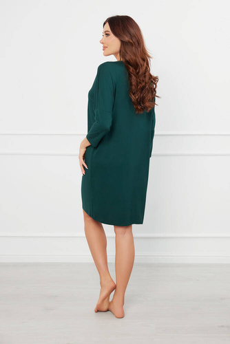 Koszula damska z  rękawem 3/4  Natura Italia Fashion - zielony 