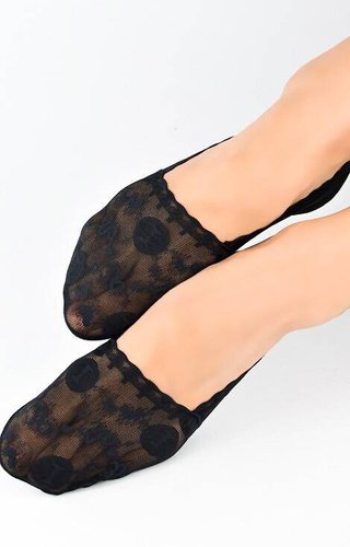 SN050 Baleriny stopki damskie Noviti - czarne