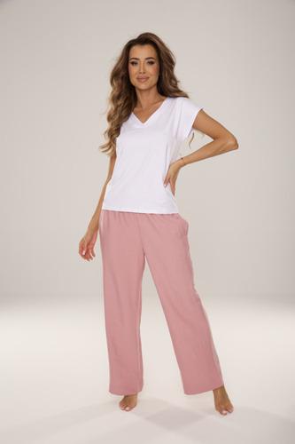 Damskie spodnie piżamowe 875 Maeve De Lafense – komfort i prostota