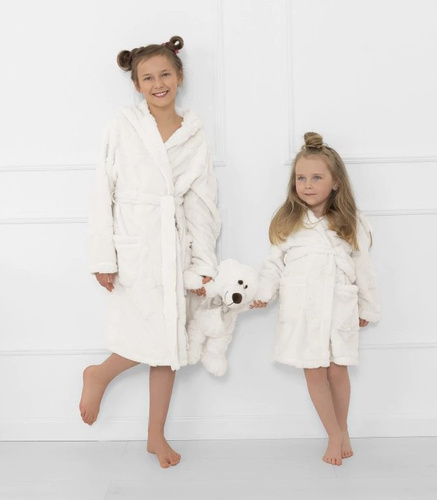 Szlafrok dziecięcy Miśka Italian Fashion – w misie, z kapturem, dla dziewczynki