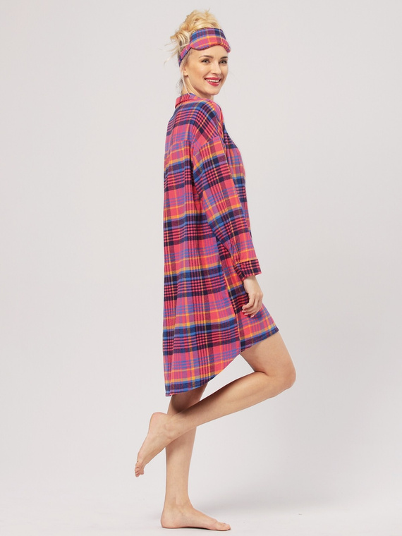 Koszula damska LND 483 Key - rózowy