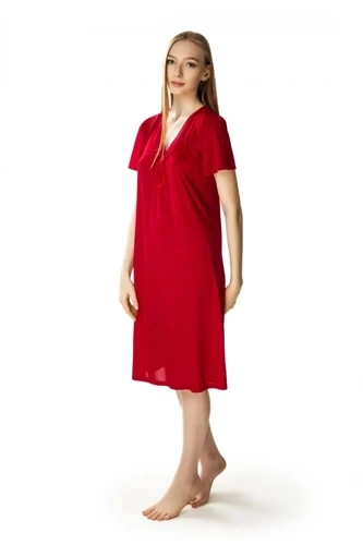 Koszula nocna damska 6127 Consuela Mewa burgundowy