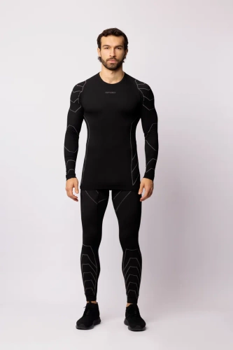Rapid Bluzka termoaktywna męska długi rękaw Spaio black/grey