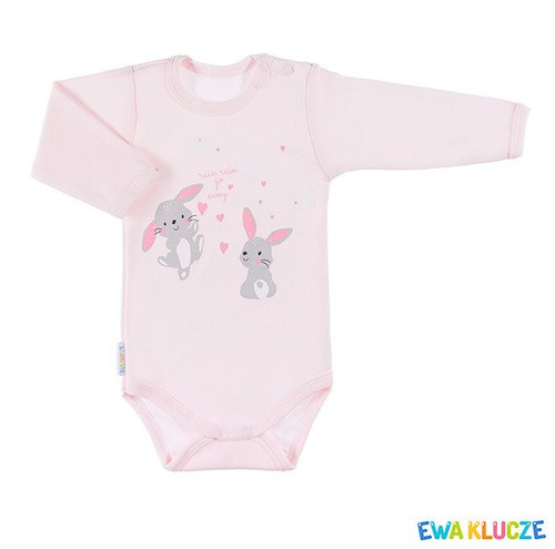 Body niemowlęce dla dziewczynki "FAMILY"  Ewa Klucze szare