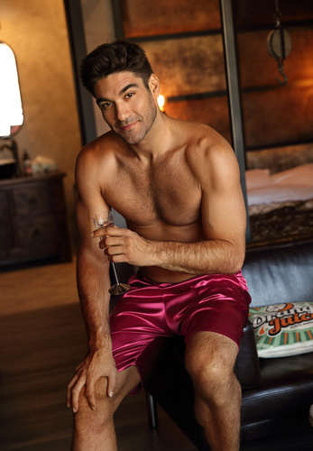 Spodenki męskie Zeus Dkaren bordo