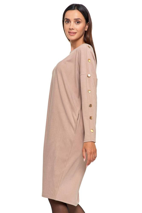 Sukienka damska MDW3600-004 Moraj - beżowy