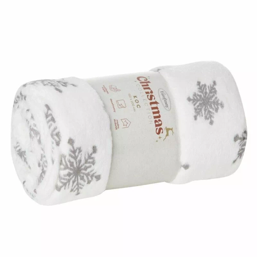 Koc świąteczny Blink Eurofirany srebrny