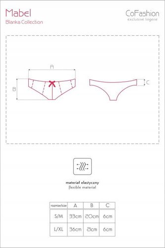 Figi damskie Mabel CF 90300 CoFashion Marc Massimo biały