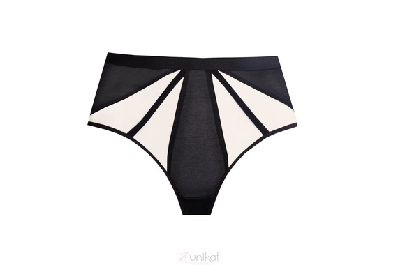 Figi damskie Griselda Unikat czarny-beż