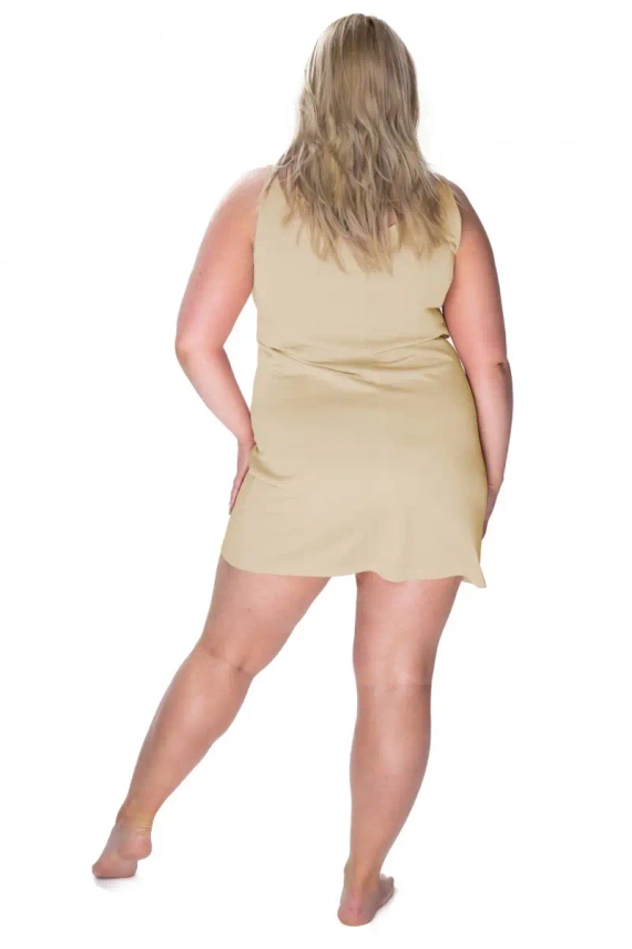 Halka nocna damska 86595 Lia Mewa beżowy