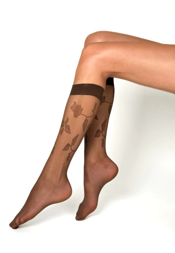 Podkolanówki damskie Puntini Veneziana – nieuciskające, stylowe i wygodne