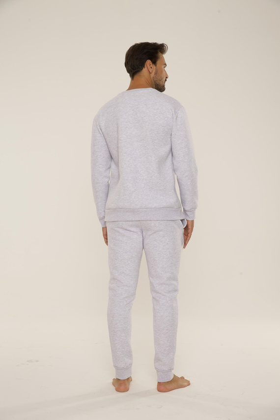 Bluza męska dresowa 813 Indigo Forex - jasny melanż