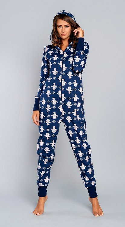 Nana Kombinezon Damski długi Italian Fashion - czerwony