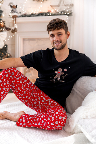 Piżama męska Mike Sensis - czarny