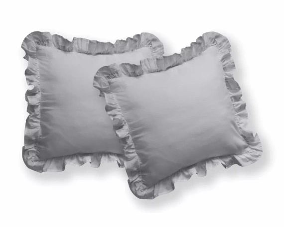 Pościel bawełniana Pure 23 jednobarwna Detexpol szary jasny