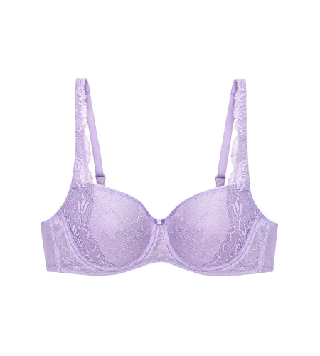 Biustonosz usztywniany Amourette Charm WHP02 Triumph- lilac niebieski