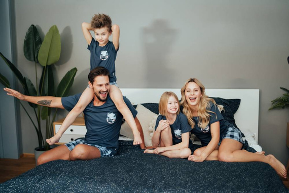 PM.4417 Piżama Damska Doctor Nap - deep blue