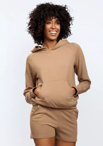 Komplet dresowy Koko Dkaren - brązowy